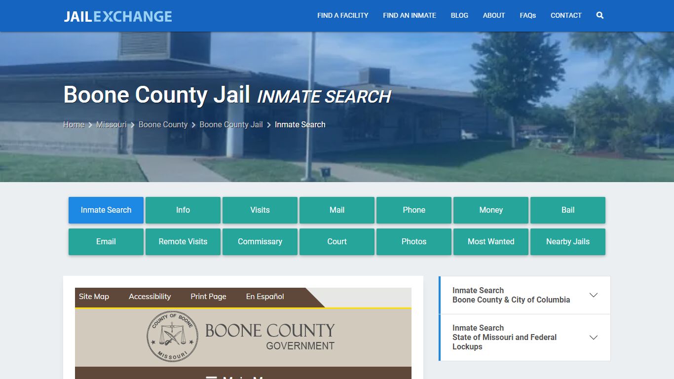 Inmate Search: Roster & Mugshots - Boone County Jail, MO