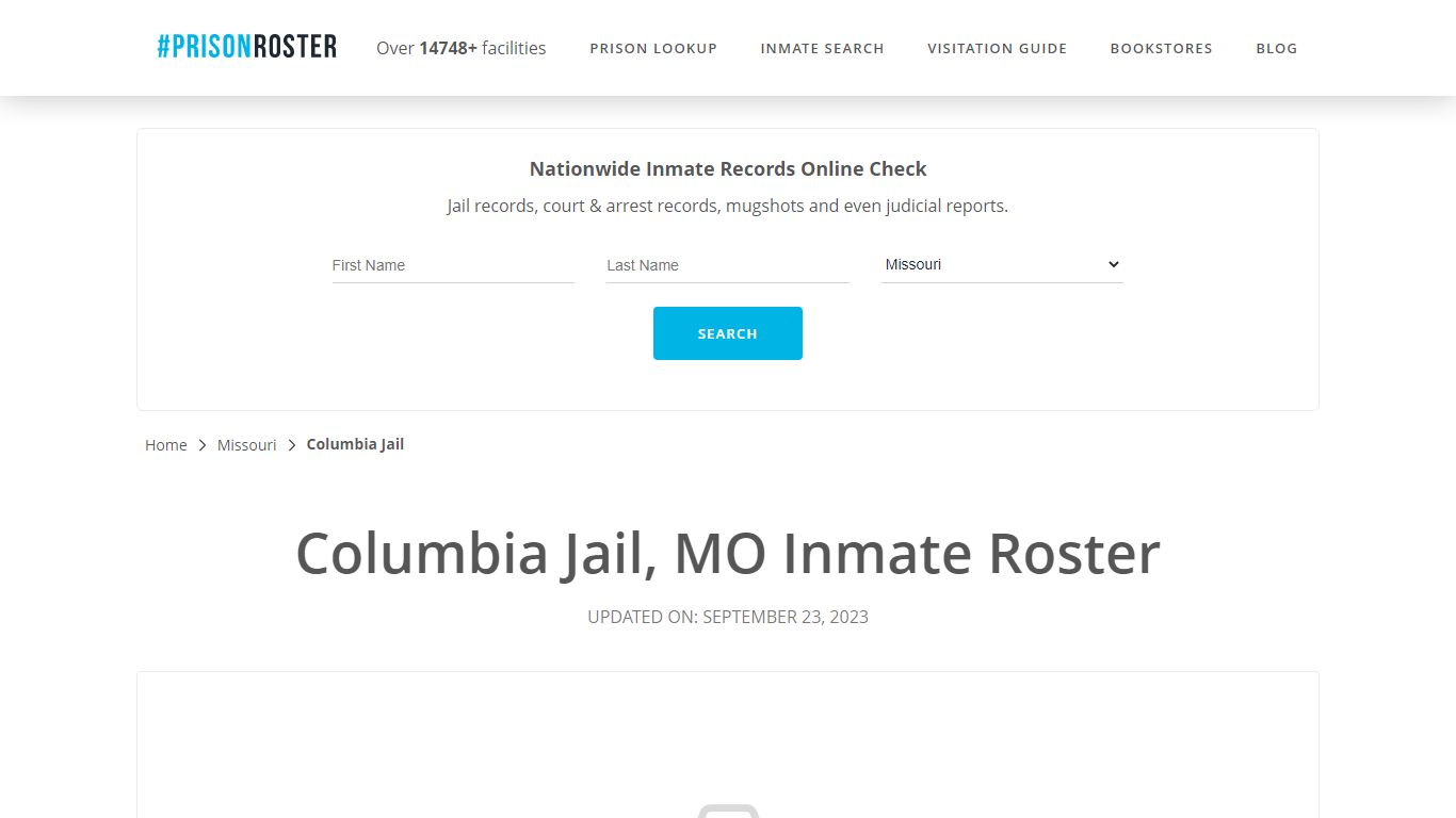 Columbia Jail, MO Inmate Roster - Prisonroster